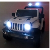 Elektrické autíčko Velký Jeep X4-bílé-zepředu