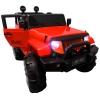 Elektrické autíčko Velký Jeep X3-červený-zepředu