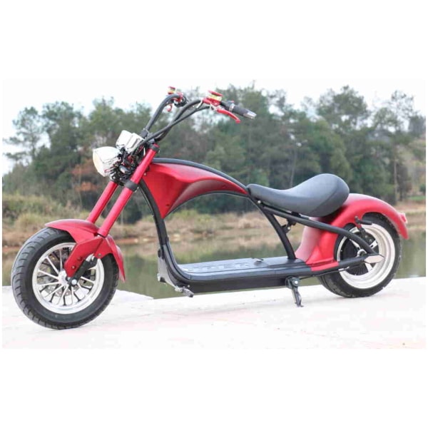 Elektrický Chopper CityCoco M1-červený-celý