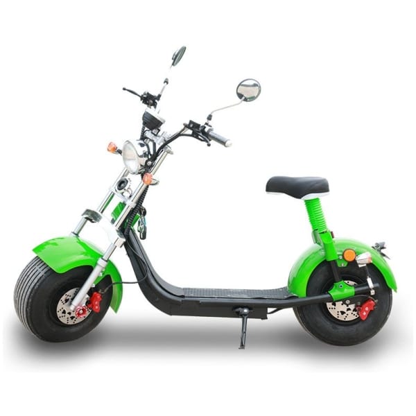 Elektrická Harley koloběžka CityCoco SC10 Pro-zelená-celá