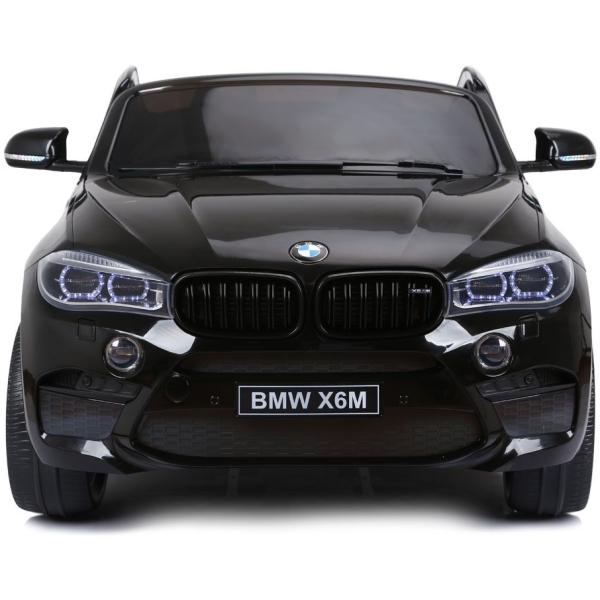 Elektrické autíčko BMW X6M-černé-předu