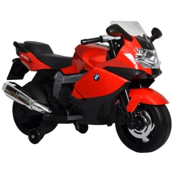 Elektrická motorka BMW JT528 červená-zboku