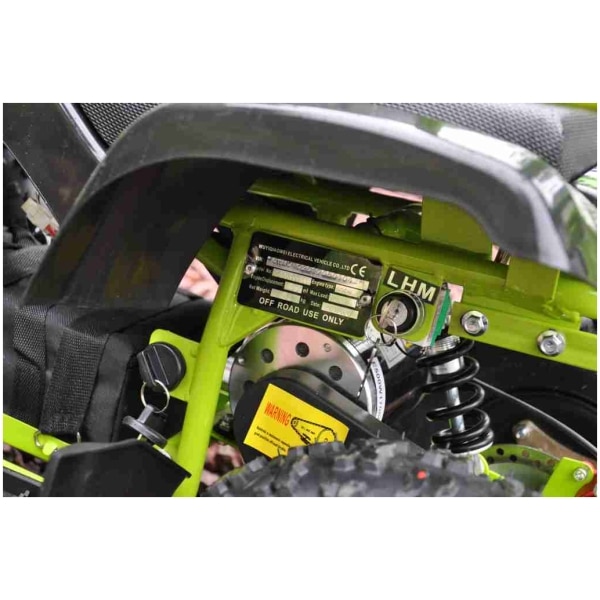 Elektrická čtyřkolka QW MOTO zelená-detajl