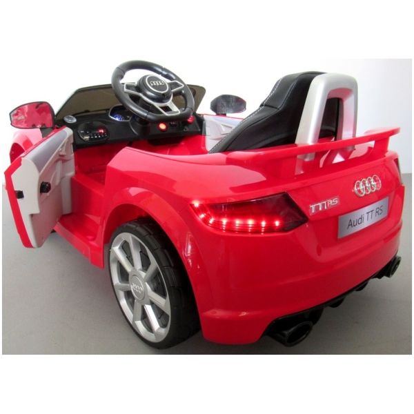 Elektrické autíčko Audi TT-červené-zezadu