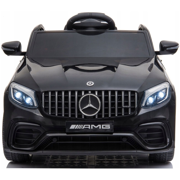 Elektrické autíčko Mercedes Benz GLC63S AMG-černé-zepředu