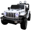 Elektrické autíčko Velký Jeep X4-bílé-zepředu-3