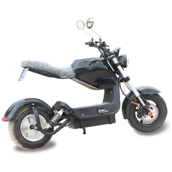 Elektrická Harley koloběžka CityCoco M3-černá-zboku-2