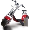 Elektrická Harley koloběžka CityCoco SC14-červená-zepředu