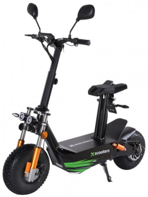 Elektrická koloběžka X-Scooters XR04-černá-zepředu-3